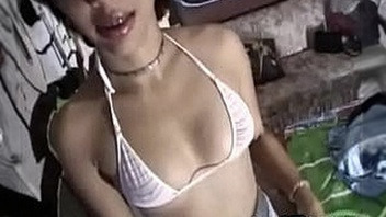 Delicious barely legal gal getting fucked