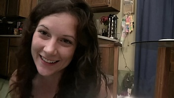 cute 18 year old teen on cam shows socks and feet